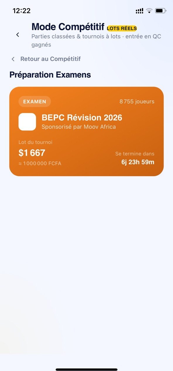 Préparation aux examens