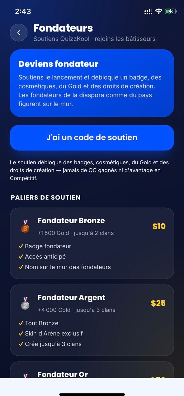 Les Fondateurs