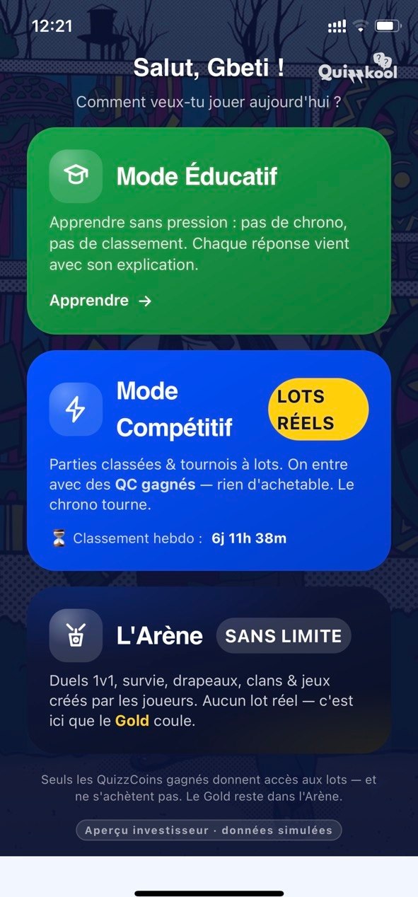 Les trois modes